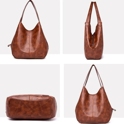 Stylish Vegan Leather Tote Bag for Work - Eco-Friendly and Durable Design