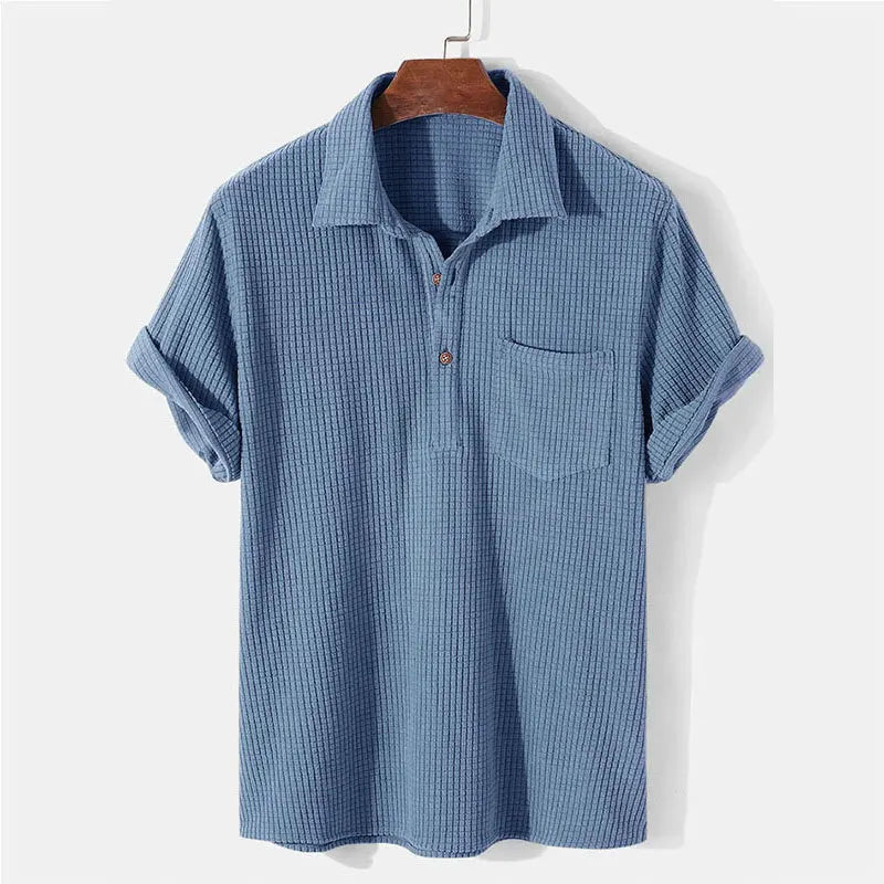 Men's Casual Summer Shirt - Lightweight and Breathable Short Sleeve Top