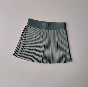 High Waist Women's Pleated Tennis Skirt - Lightweight Running & Yoga Mini Skirt with Pockets for Gym and Golf