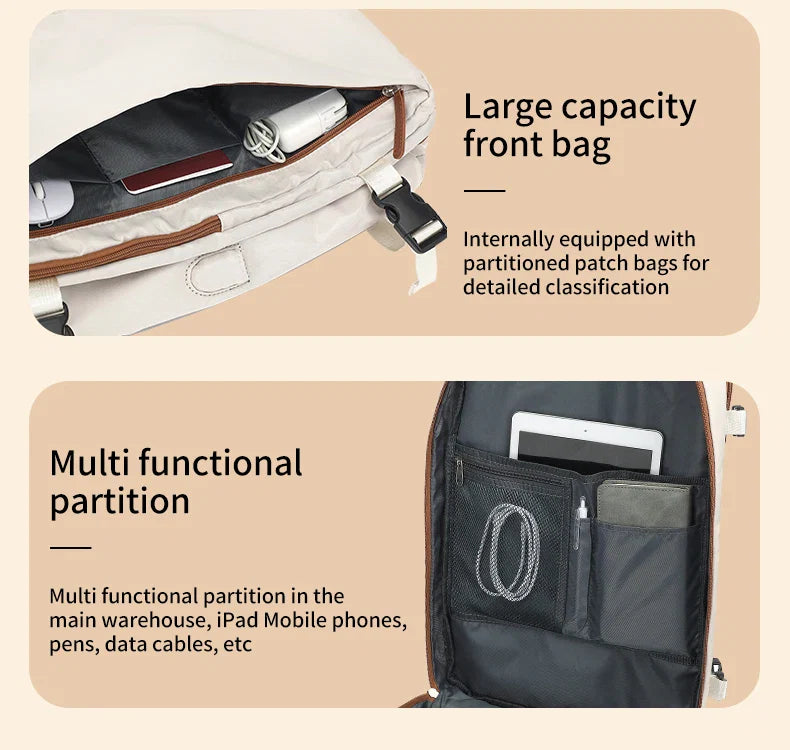 Versatile Travel Backpack 40x20x30 | Perfect Jet-Set & Forget Companion for Adventurers