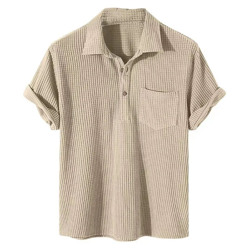 Men's Casual Summer Shirt - Lightweight and Breathable Short Sleeve Top