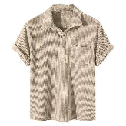 Men's Casual Summer Shirt - Lightweight and Breathable Short Sleeve Top