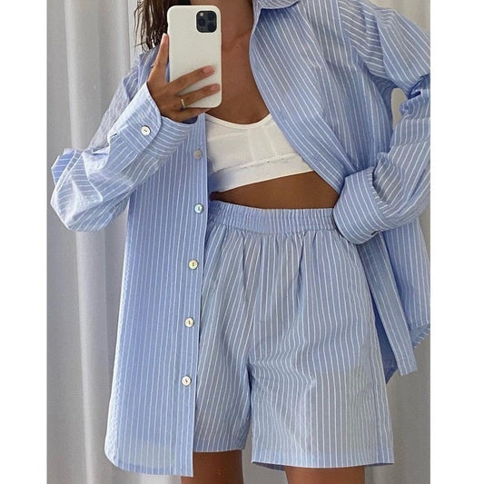 Roxana | Two-Piece Striped Set
