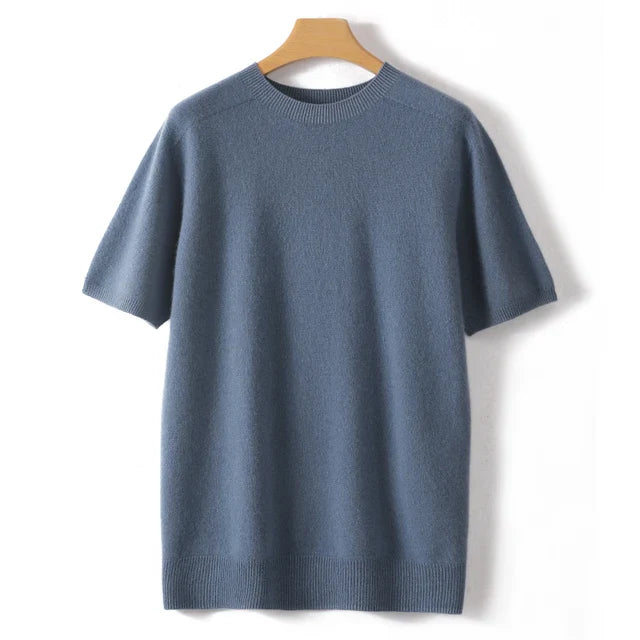 Men's Wool T-Shirt - Soft and Comfortable Knit Top