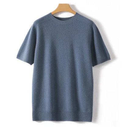 Men's Wool T-Shirt - Soft and Comfortable Knit Top