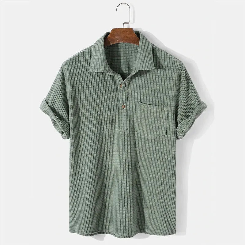 Men's Casual Summer Shirt - Lightweight and Breathable Short Sleeve Top