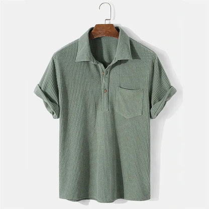Men's Casual Summer Shirt - Lightweight and Breathable Short Sleeve Top