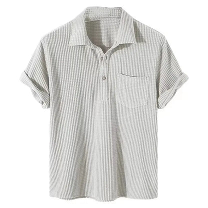 Men's Casual Summer Shirt - Lightweight and Breathable Short Sleeve Top
