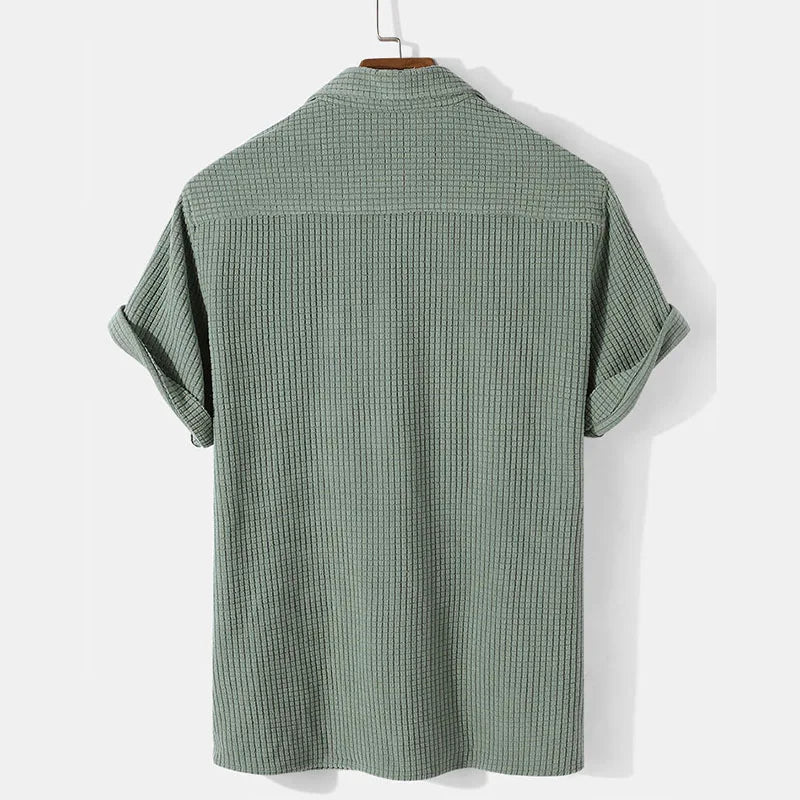 Men's Casual Summer Shirt - Lightweight and Breathable Short Sleeve Top