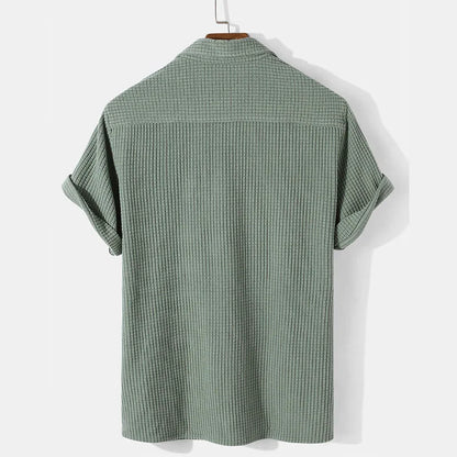 Men's Casual Summer Shirt - Lightweight and Breathable Short Sleeve Top