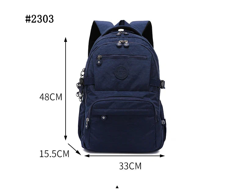 Stylish Nylon Backpack for Modern Explorers - Durable and Versatile Travel Bag