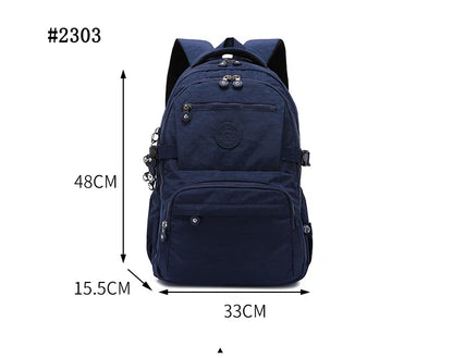 Stylish Nylon Backpack for Modern Explorers - Durable and Versatile Travel Bag
