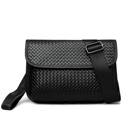 Men's Genuine Leather Crossbody Bag – Everyday Sling Shoulder Bag