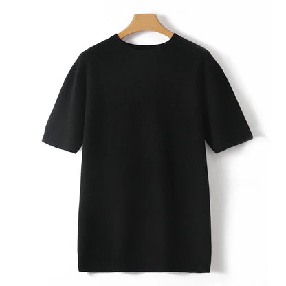 Men's Wool T-Shirt - Soft and Comfortable Knit Top