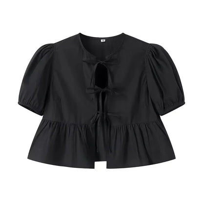 Aria | Blouse with Leopard Print