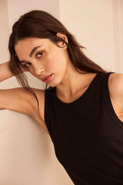 Women's Black Jersey Dress - Casual & Comfortable Everyday Wear