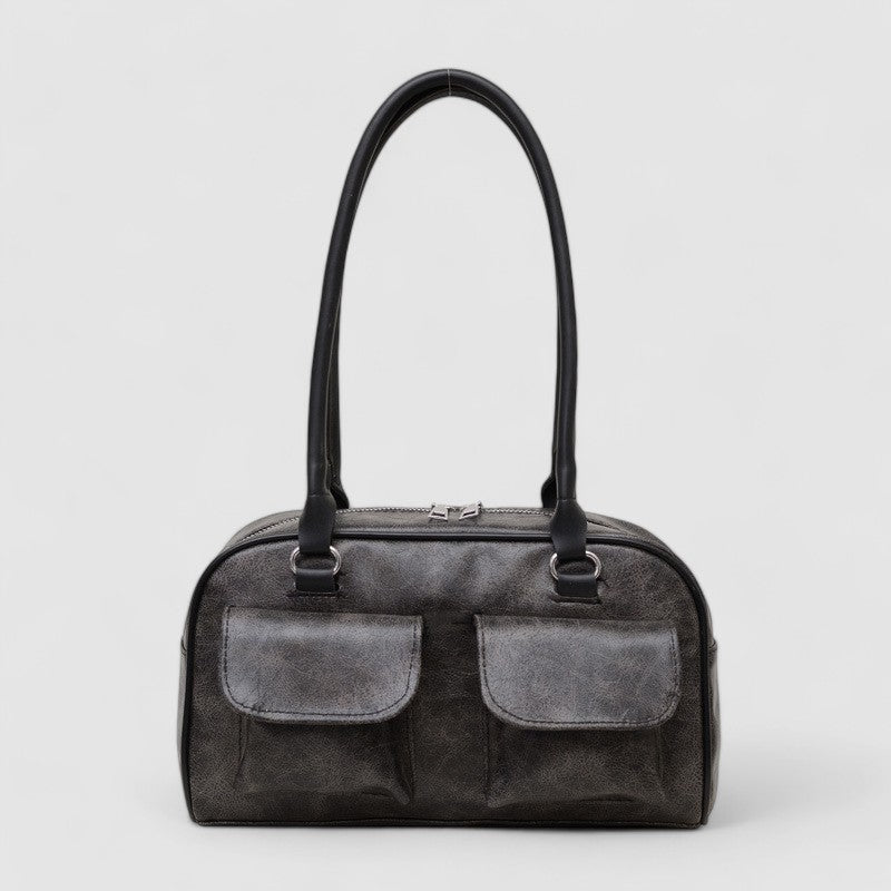 Arleen | Shoulder Bag with Flap Pockets