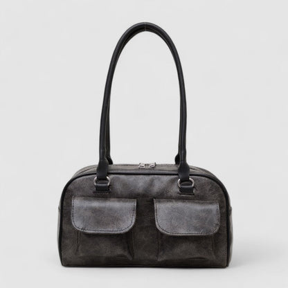 Arleen | Shoulder Bag with Flap Pockets