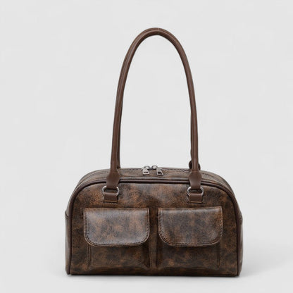 Arleen | Shoulder Bag with Flap Pockets