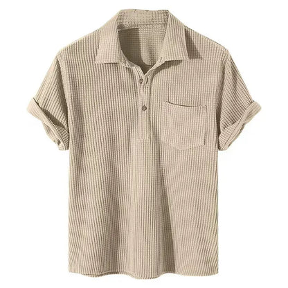 Men's Casual Summer Shirt - Lightweight and Breathable Short Sleeve Top