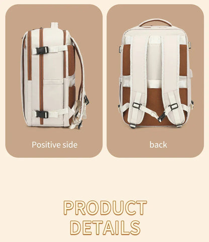 Versatile Travel Backpack 40x20x30 | Perfect Jet-Set & Forget Companion for Adventurers
