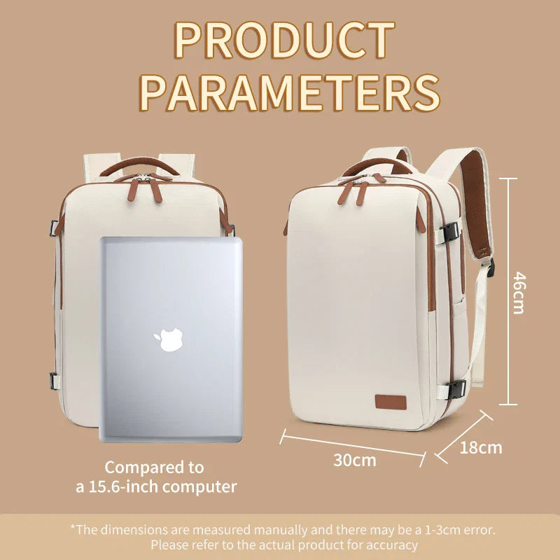 Versatile Travel Backpack 40x20x30 | Perfect Jet-Set & Forget Companion for Adventurers