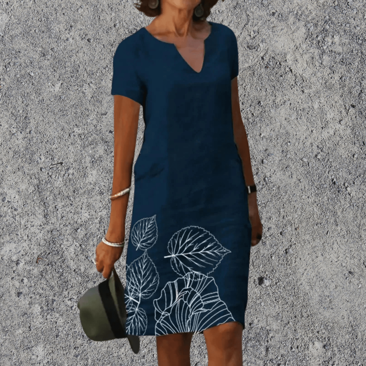 Stéphanie - Summer Fluid Midi Dress