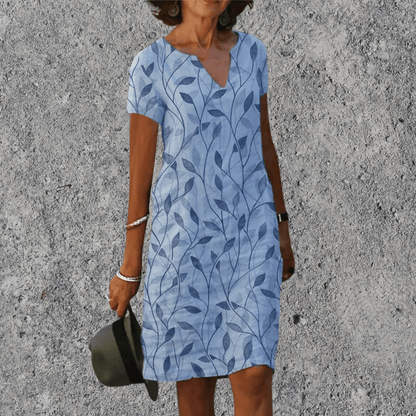 Stéphanie - Summer Fluid Midi Dress