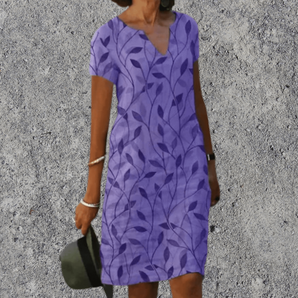 Stéphanie - Summer Fluid Midi Dress