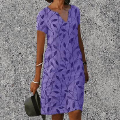 Stéphanie - Summer Fluid Midi Dress