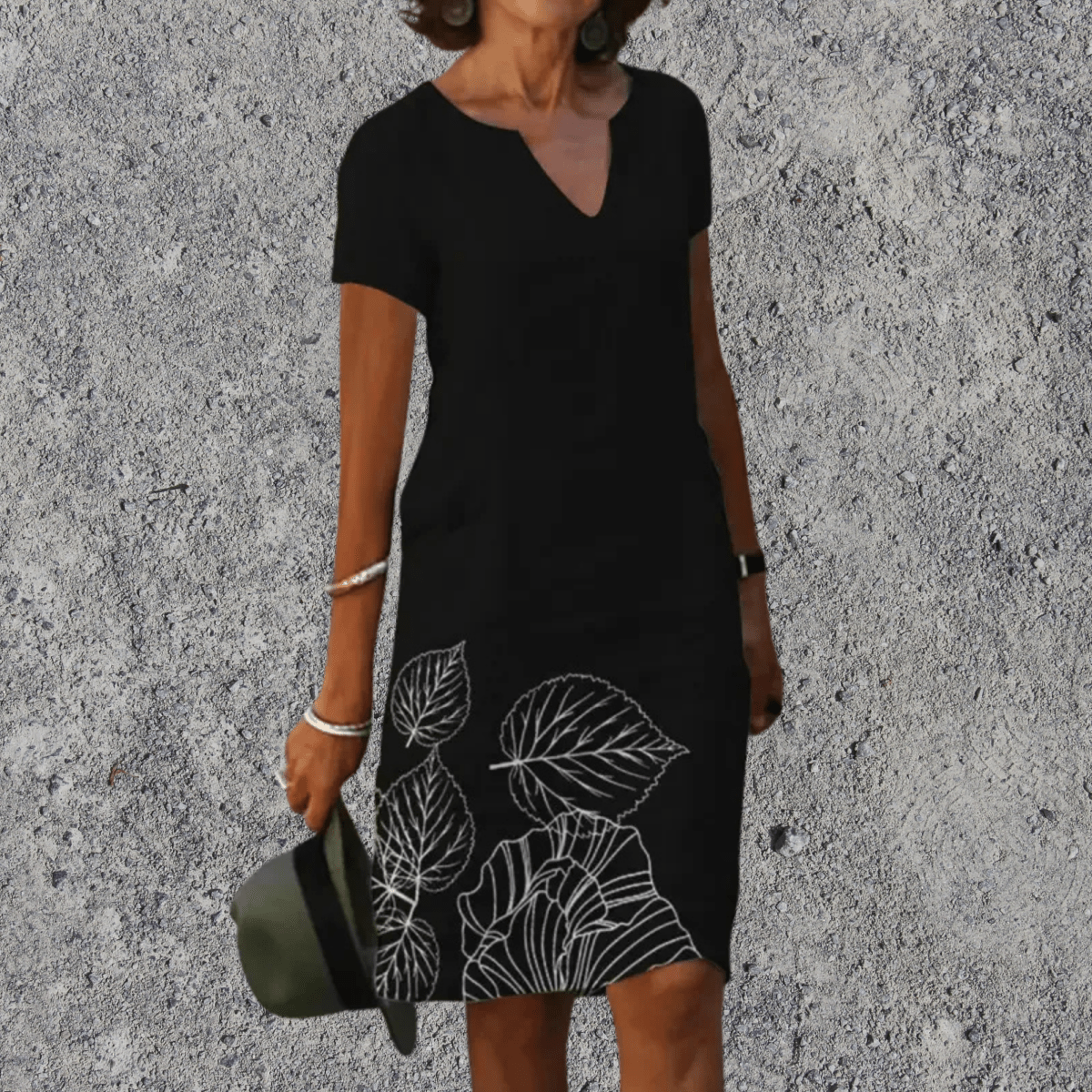 Stéphanie - Summer Fluid Midi Dress