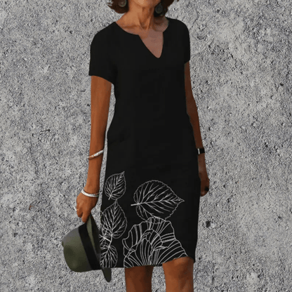 Stéphanie - Summer Fluid Midi Dress