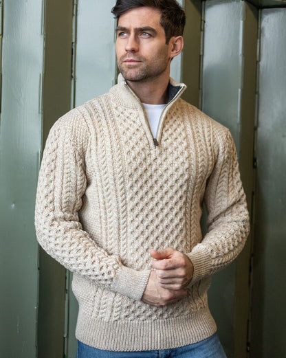 Men's Classic Half Zip Knitted Pullover | Versatile Everyday Sweater