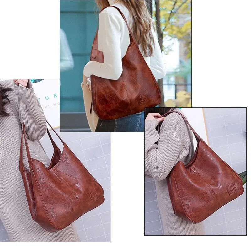 Stylish Vegan Leather Tote Bag for Work - Eco-Friendly and Durable Design