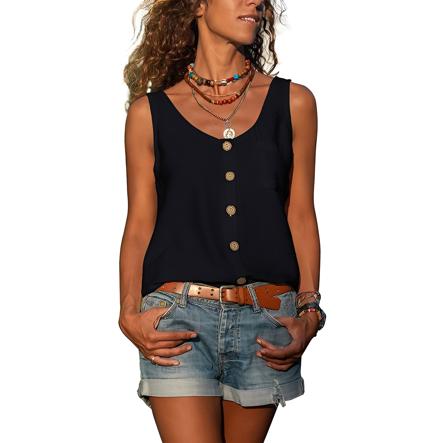 Nyla - Fashionable Sleeveless Top for Women
