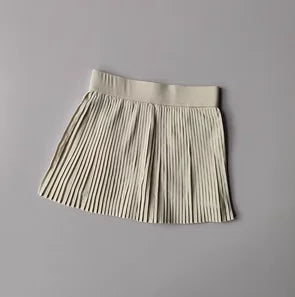 High Waist Women's Pleated Tennis Skirt - Lightweight Running & Yoga Mini Skirt with Pockets for Gym and Golf
