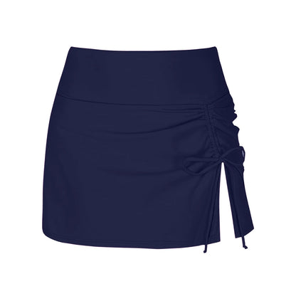 Sudie | Swim Skirt with Ruffles and Split