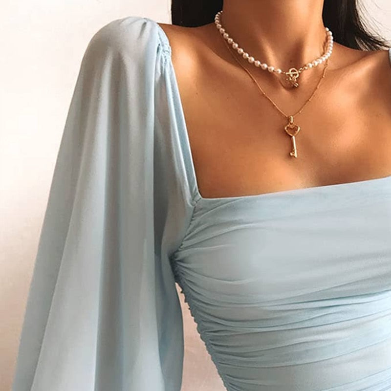 Sherie | Mini Dress with Refined Ruffles