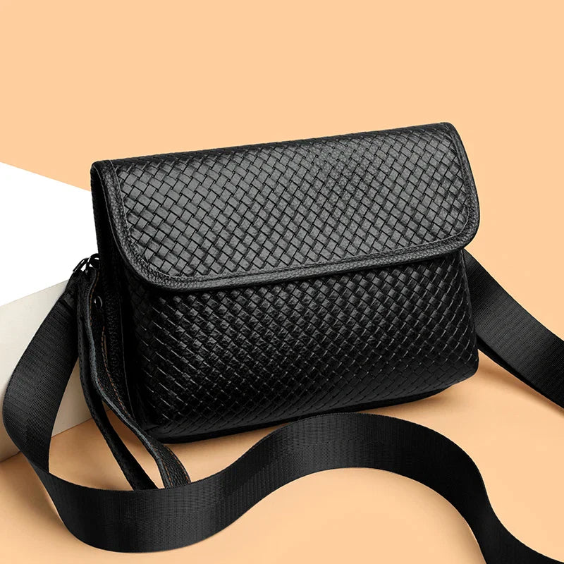 Men's Genuine Leather Crossbody Bag – Everyday Sling Shoulder Bag