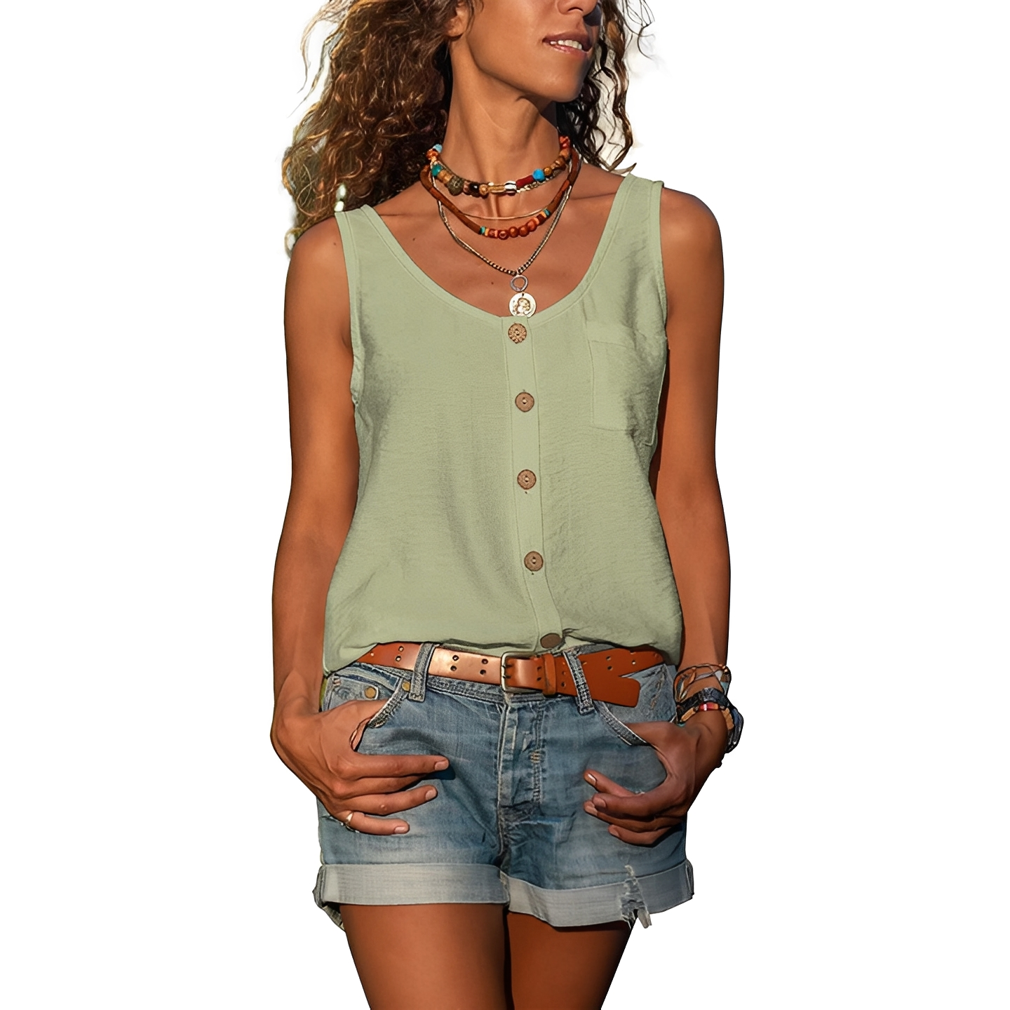 Nyla - Fashionable Sleeveless Top for Women