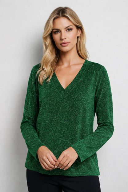 Top Ladies - V-neck with Long Sleeves | Party