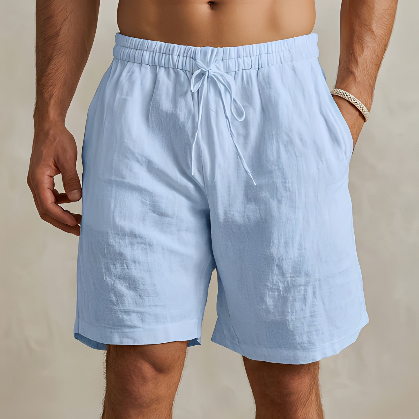 Loises - Modern Summer Shorts with Drawstring for Men