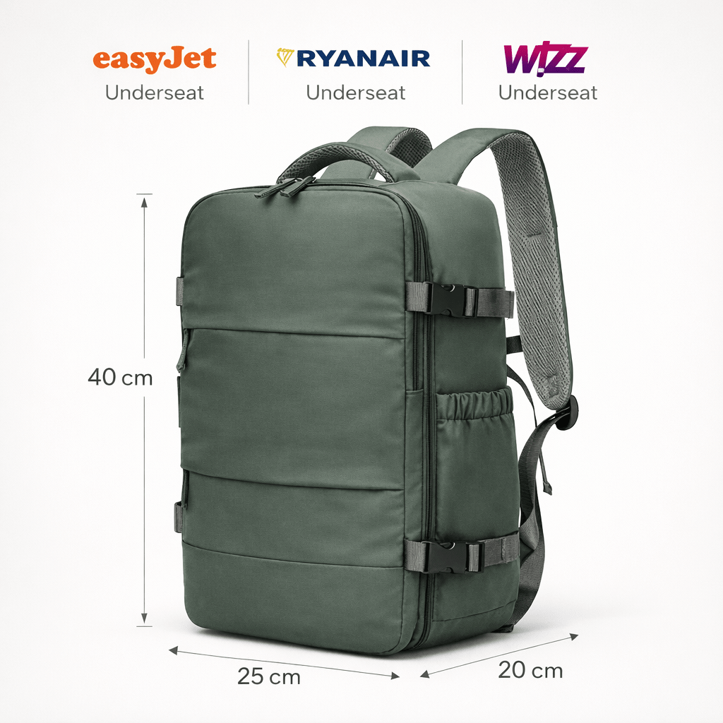 35L Versatile Backpack for Commuting and Travel - Ideal Personal Item Carrier