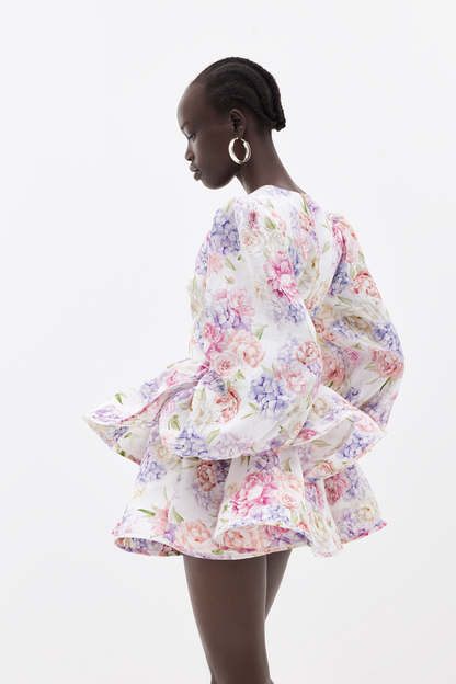 Sofie | Summer Dress with Balloon Sleeves