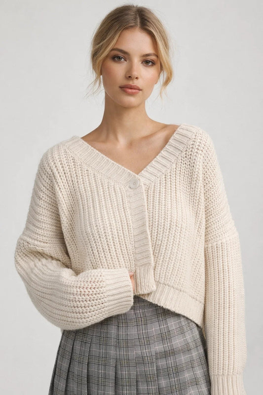 Cardigan for Women | Modern & Versatile | Straight Fit | Spring