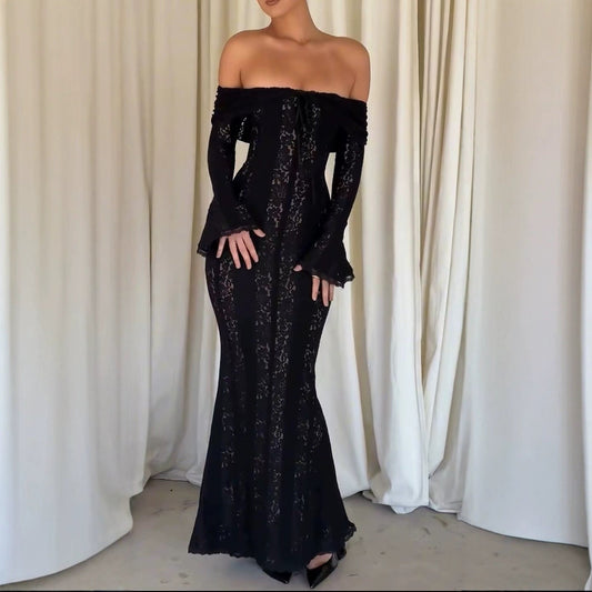 Terri | Off-Shoulder Lace Dress