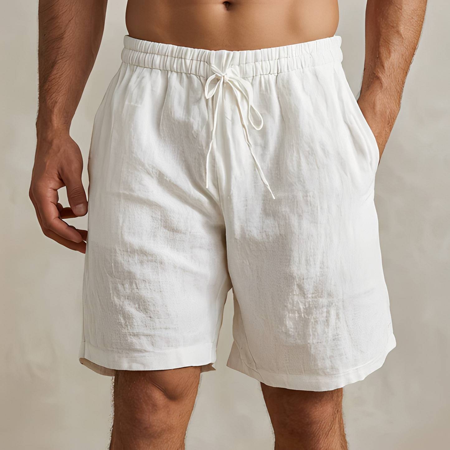 Loises - Modern Summer Shorts with Drawstring for Men