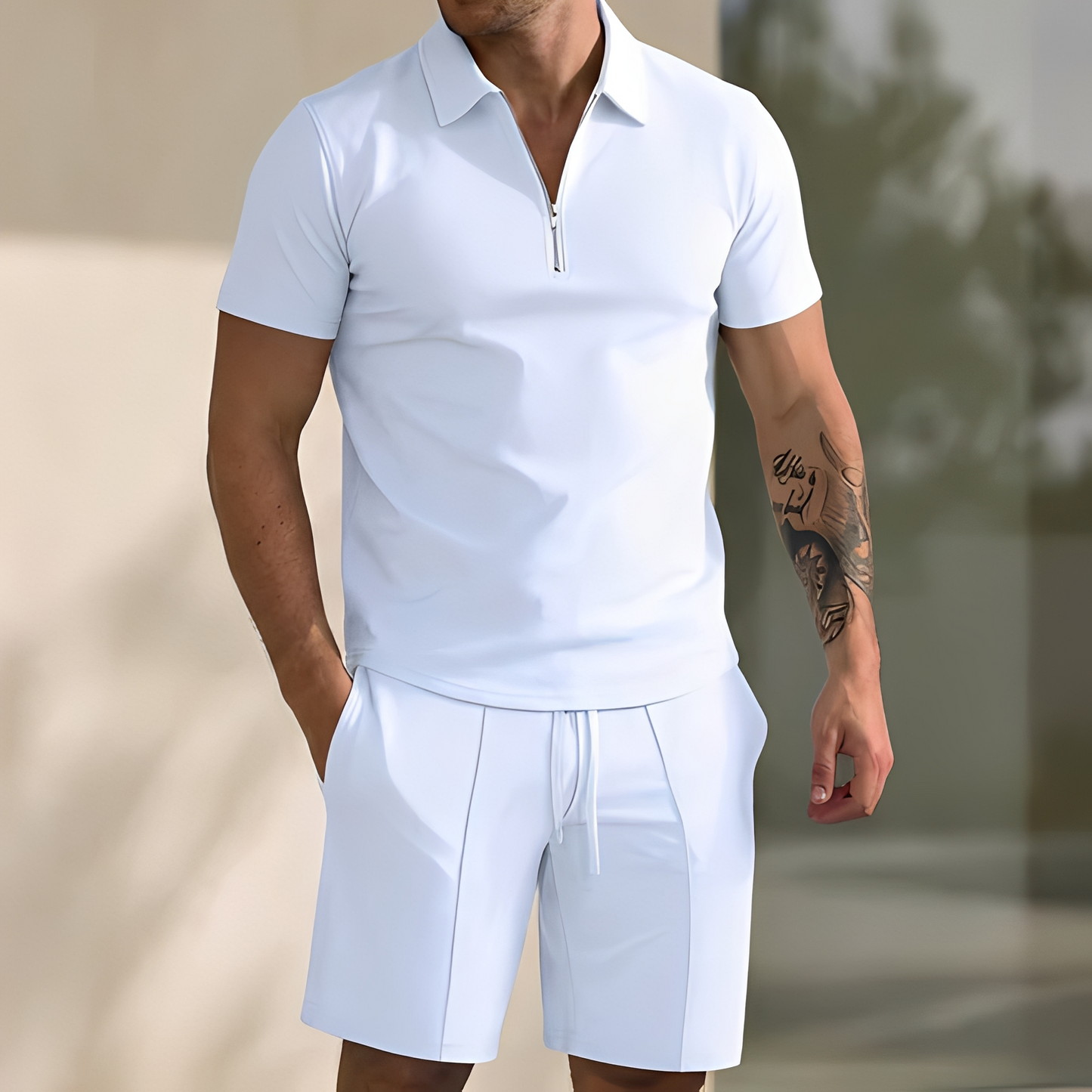 Modern Relaxed Men's Outfit - Stylish and Comfortable Ensemble