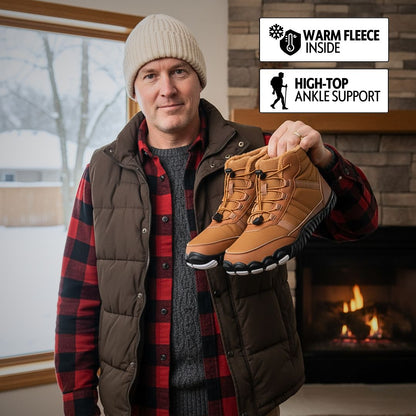 High-Top Barefoot Hiking Boots for Outdoor Adventure