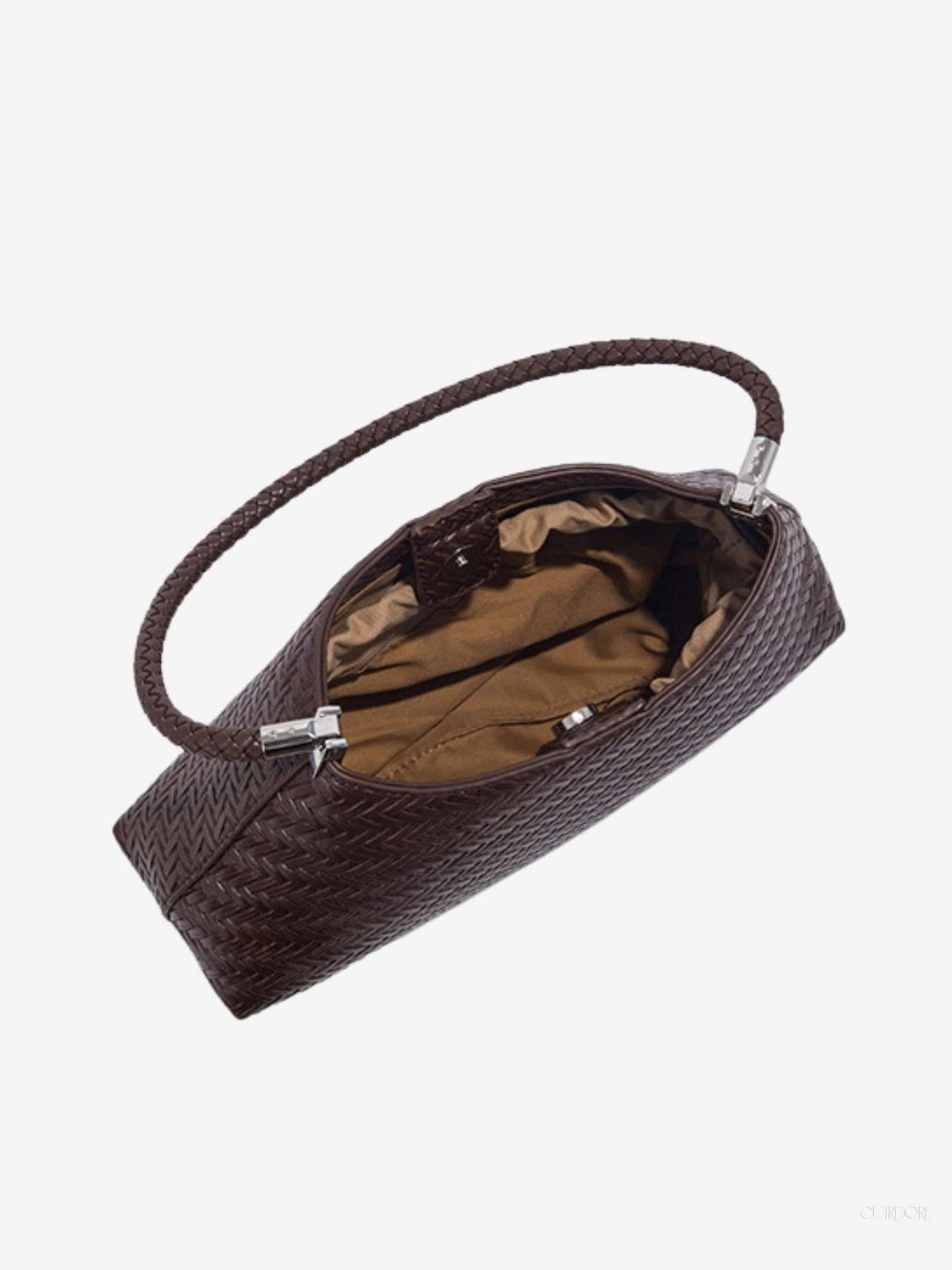 Chic Woven Hobo Shoulder Bag for Women - Bohemian Style Handbag